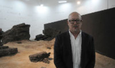  El artista colombiano Miguel Ángel Rojas presenta El camino corto, en el espacio de exposiciones de la Sala de Arte Público La Tallera, de Cuernavaca, Morelos