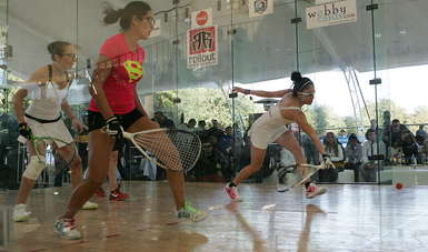 , 16/06/2014
 Conade. 
 Longoria y Salas cierran invictas fase de grupos en Mundial de Racquetbol  

 

