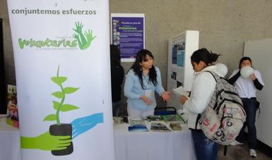 La Comisión Nacional de Áreas Naturales Protegidas (CONANP) participó en la “4ta. Feria Nacional de Voluntariado”, en la Ciudad de México.