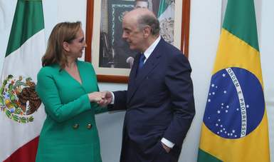 Realiza visita a México el Ministro de Relaciones Exteriores de Brasil 