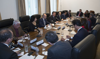 El Secretario de Gobernación, Miguel Ángel Osorio Chong, se reunió con la Comisión Especial de Seguimiento a los Hechos Ocurridos en Nochixtlán.