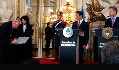 Firman México y Argentina convenio de colaboración en materia espacial