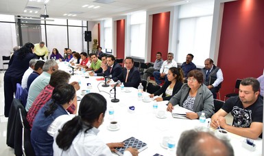 El Subsecretario de Gobierno, Luis Enrique Miranda Nava, se reunión con los dirigentes de SNTE-CNTE para continuar las Mesas de diálogo.