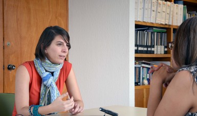 Maestra Fátima Moneta Arce, especialista de los Servicios de Atención Psiquiátrica de la Secretaría de Salud.