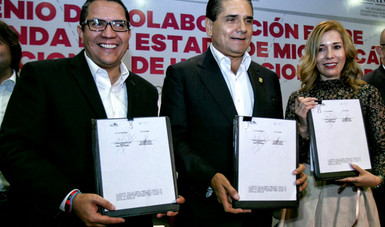 Firma de convenio de colaboración entre el IVEM y FONHAPO
