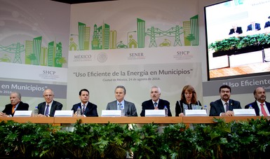 El Secretario de Energía, Licenciado Pedro Joaquín Coldwell, presentó la segunda etapa del Proyecto de Eficiencia y Sustentabilidad Energética en Municipios, en el que México, con financiamiento del Banco Mundial, invertirá 156 millones de dólares.