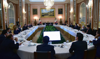 El gabinete de Seguridad del Gobierno de la República sostuvo una reunión con mandatarios estatales y tres gobernadores electos en la SEDENA
