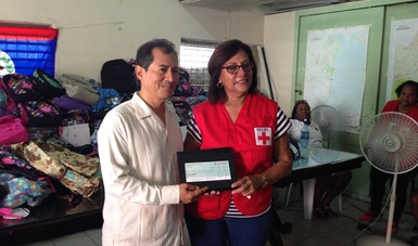 Donativo del Gobierno de México en favor del pueblo beliceño por los efectos del Huracán Earl