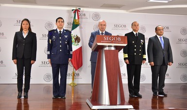Comisionado Nacional de Seguridad, Renato Sales Heredia, anuncia la captura de uno más de los 122 objetivos prioritarios establecidos por el Gobierno de la República al inicio de esta administración 