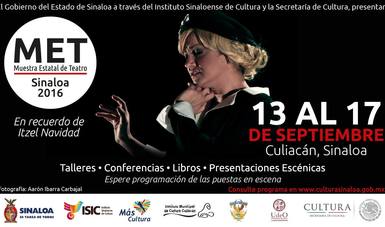 También habrá venta y presentación de libros de la dramaturgia sinaloense, de autores como Ramón Perea, Gustavo Enríquez, Alejandro López y Ramón Mimiaga.