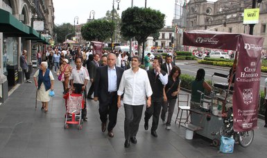 El Procurador Nemer recorrió el zócalo de la Ciudad de México, supervisando  acciones de verificación implementadas por la Profeco en las fiestas patrias. 