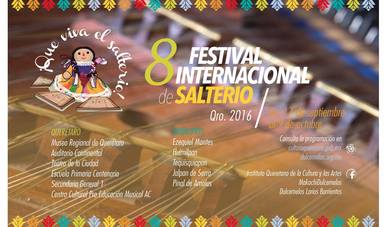 El Festival Internacional del Salterio se realiza con los auspicios de la Secretaría de Cultura, a través del Programa de Apoyo a Festivales, en colaboración con el Instituto para la Cultura y las Artes de Querétaro.