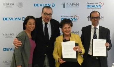 Inapam y Grupo Devlyn unen esfuerzos en favor de los adultos mayores