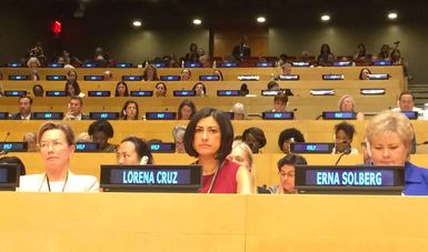 Participación de INMUJERES en el 71 periodo de sesiones de la Asamblea General de las Naciones Unidas, en la ciudad de Nueva York