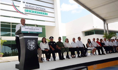 El titular de la Comisión Nacional de Seguridad señaló que el Complejo de Seguridad es una prueba palpable de voluntad política y activa participación del gobierno de Tamaulipas en coordinación con el Gobierno de la República