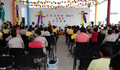 La Comisión Nacional de Seguridad festejó el “Día del Niño", a los hijos e hijas de las internas del Centro Federal de Readaptación Social (CEFERESO) No. 16 "CPS Femenil Morelos"