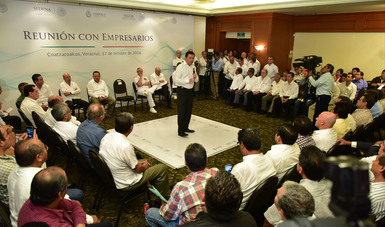 Diálogo abierto y directo 
con empresarios del estado de Veracruz
