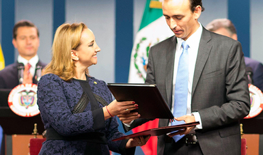 •	Dicho convenio fue signado en el marco de la visita de Estado que realizó el Presidente de la República, Enrique Peña Nieto, a este país sudamericano