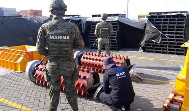 Armada de México asegura más 220 kilogramos de cocaína en el puerto de Manzanillo, Colima