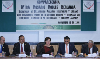 Comparecencia de Rosario Robles ante comisiones unidas de la Cámara de Diputados
