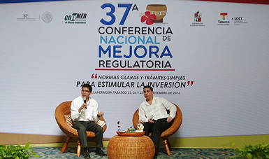 Subsecretario Eber Omar Betanzos Torres en la 37a Conferencia Nacional de Mejora Regulatoria 