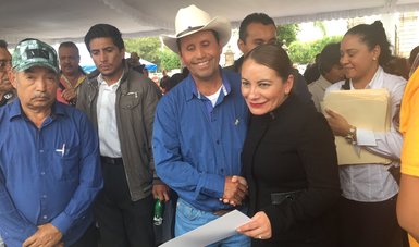 Participantes de la Expo INAES en Michoacán