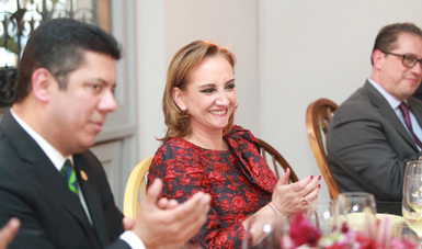 La Canciller Claudia Ruiz Massieu sostuvo una reunión con la Mesa Directiva de la Cámara de Diputados 