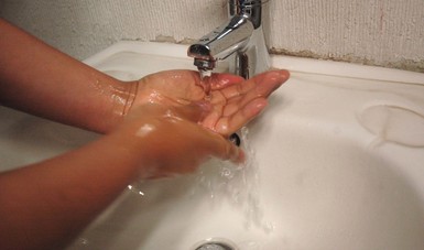 Lavado de manos.