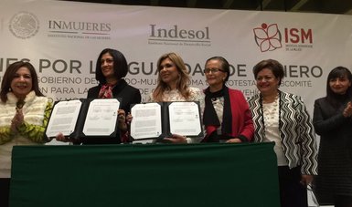 Indesol fortalecerá acciones de igualdad de género en Sonora