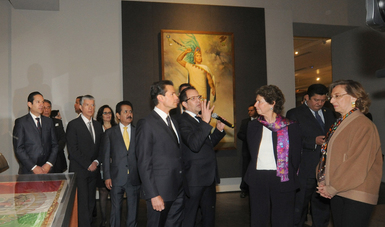 El presidente de la República, Lic. Enrique Peña Nieto, inaugura la exposición Constitución Mexicana 1917-2017. Imágenes y voces, en la Galería del Palacio Nacional.