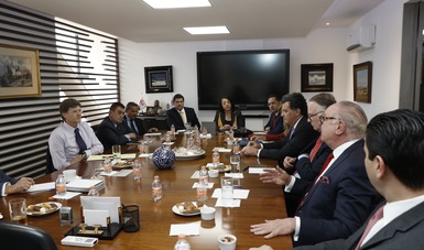 Reunión del Secretario de Turismo Enrique de la Madrid Cordero, y el Consejo Nacional Empresarial Turístico (CNET).