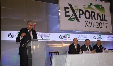 El titular de la SCT inauguró la XVI Expo Rail 2017